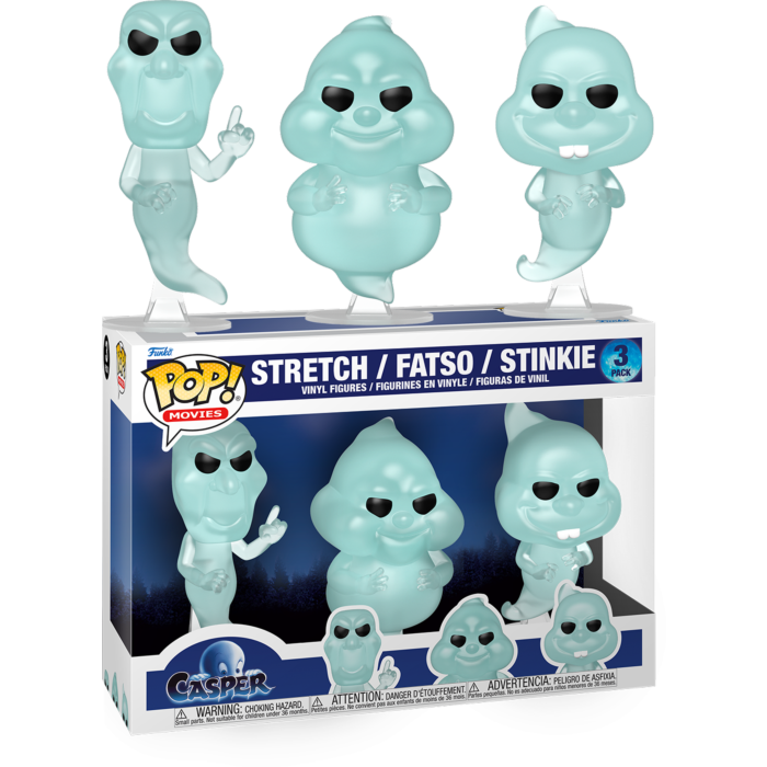 Pre-Order: Casper (1995) - Stretch, Fatso, &amp; Stinkie Pop! Vinyl Figure 3-Pack