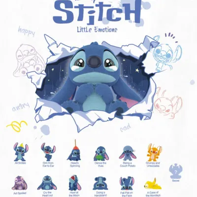 Pre-Order: Pop Mart- Disney Stitch Little Emotions Series Figures  (1 Blind Box)