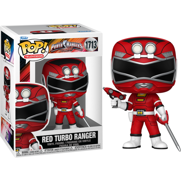 Pre-Order: Power Rangers: Turbo - Red Turbo Ranger Pop! Vinyl Figure
