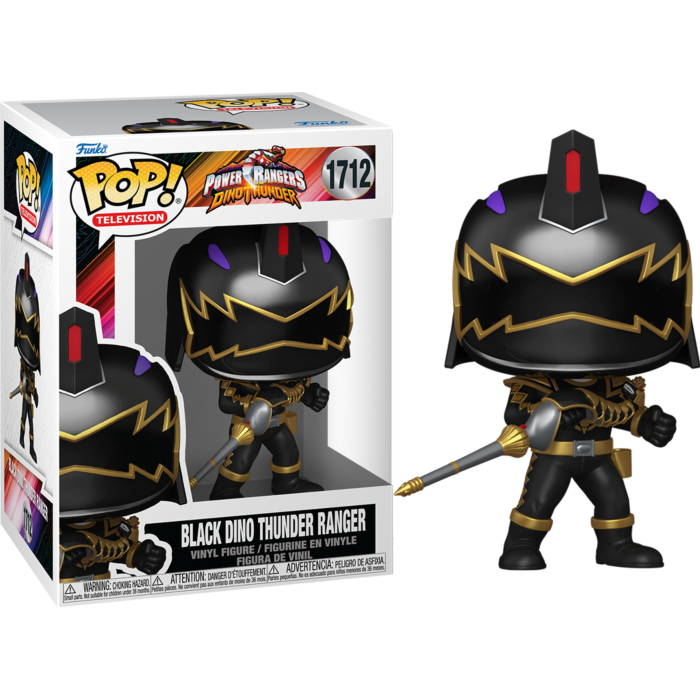 Pre-Order: Power Rangers: Dino Thunder - Black Dino Thunder Ranger Pop! Vinyl Figure