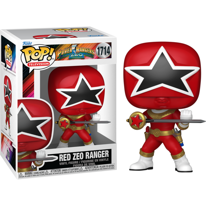 Pre-Order: Power Rangers: Zeo - Red Zeo Ranger Pop! Vinyl Figure