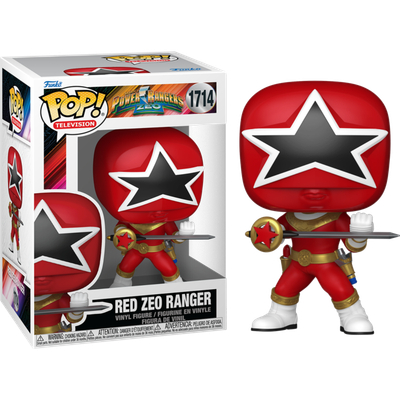 Pre-Order: Power Rangers: Zeo - Red Zeo Ranger Pop! Vinyl Figure