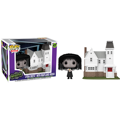 Pre-Order: Beetlejuice Beetlejuice (2024) - Lydia Deetz with Maitland House Pop! Town Vinyl Figure