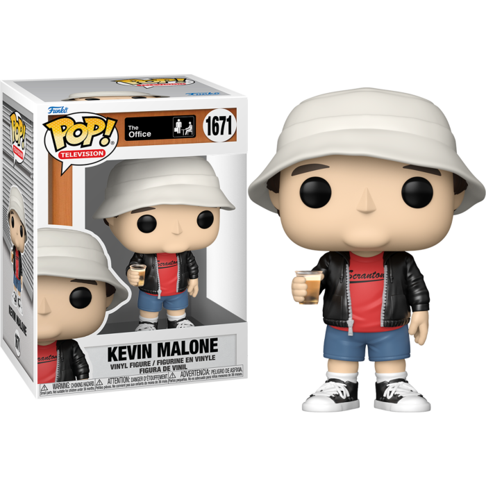 Pre-Order: The Office - Kevin Malone With Drink Pop! Vinyl Figure