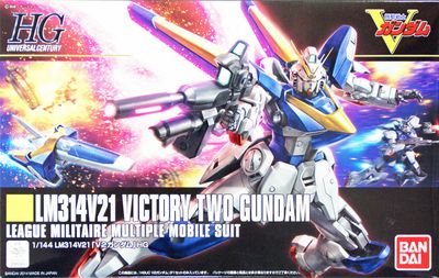 Bandai HGUC 169 Gundam LM312V21 VICTORY TWO Gundam 1/144 Scale Kit