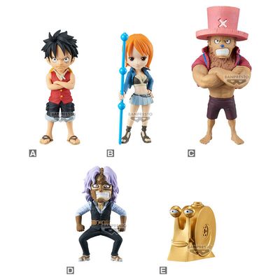 One Piece World Collectable Figure Enies Lobby - Complete 5 figures