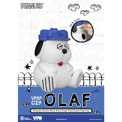 Pre-Order: Beast Kingdom Piggy Bank Peanuts Series Palm Size Vinyl Functional Figurine Olaf