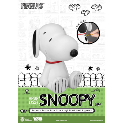 Pre-Order: Beast Kingdom Piggy Bank Peanuts Series Palm Size Vinyl Functional Figurine Snoopy