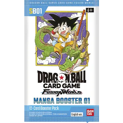 Pre-Order: Dragon Ball Super Card Game: Fusion World – Manga Booster Display [SB01]