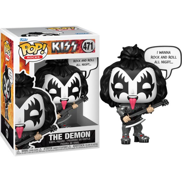Pre-Order: KISS - The Demon (Rock and Roll All Night...) Pop! Vinyl Figure