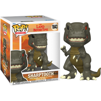 Pre-Order: The Land Before Time - Sharptooth Super Sized 6&quot; Pop! Vinyl Figure