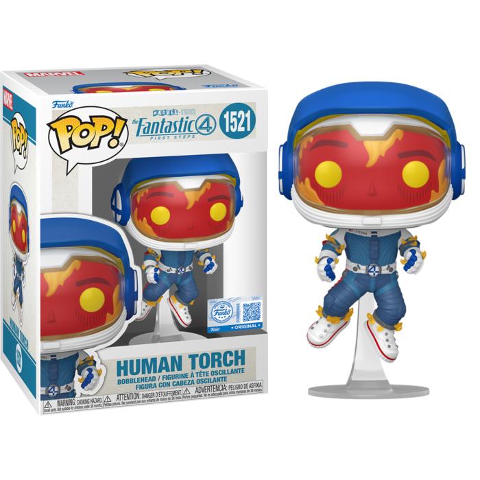 Fantastic Four (2025) - Human Torch in Space Suit Exclusive Pop! Vinyl Figure