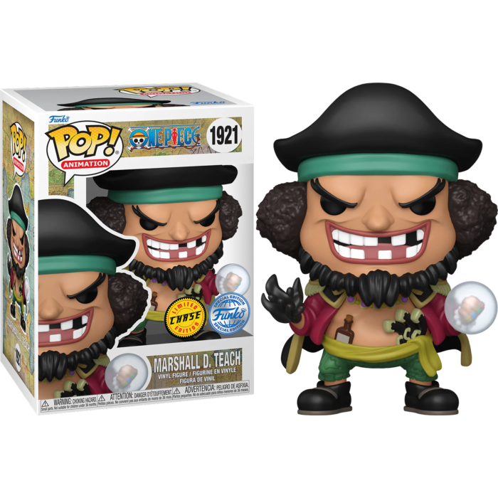 One Piece - Marshall D. Teach Chase Pop! Vinyl Figure Bundle of 2