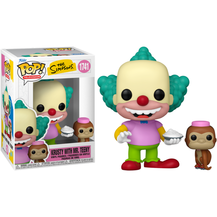 Pre-Order: The Simpsons - Krusty with Mr. Teeny Pop! Vinyl Figure