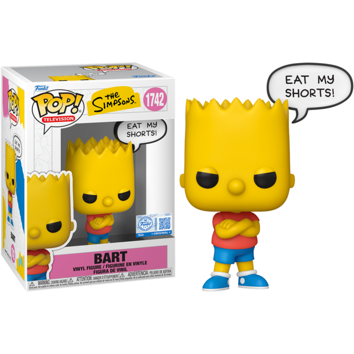 Pre-Order: The Simpsons - Bart (Eat My Shorts) Pop! Vinyl Figure