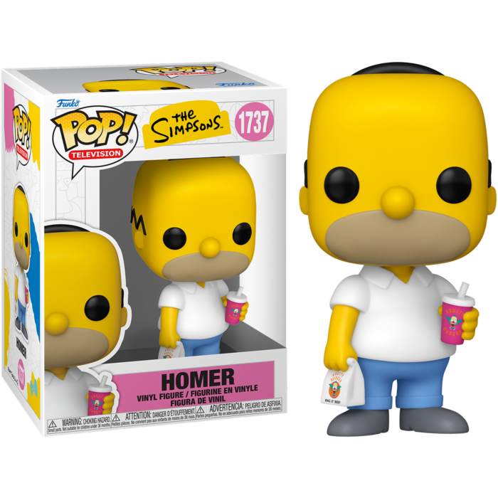 Pre-Order: The Simpsons - Homer (Krusty Burger) Pop! Vinyl Figure