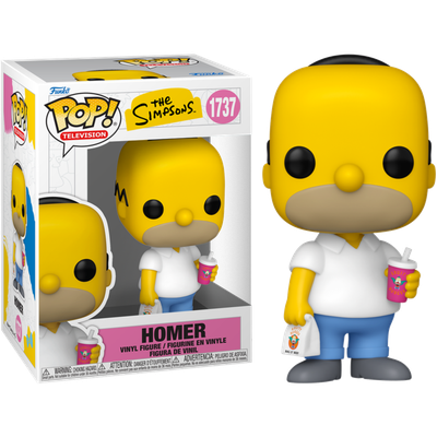 Pre-Order: The Simpsons - Homer (Krusty Burger) Pop! Vinyl Figure