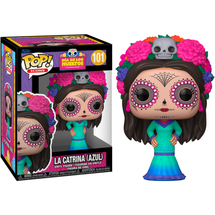 Pre-Order: Dia De Los Muertos - La Catrina (Azul) Pop! Vinyl Figure