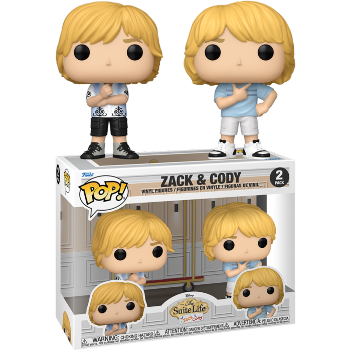 Pre-Order: The Suite Life of Zack &amp; Cody - Zack &amp; Cody Pop! Vinyl Figure 2-Pack
