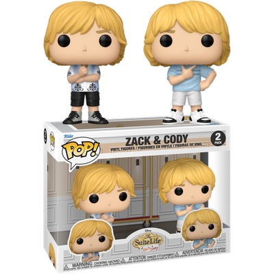 Pre-Order: The Suite Life of Zack &amp; Cody - Zack &amp; Cody Pop! Vinyl Figure 2-Pack