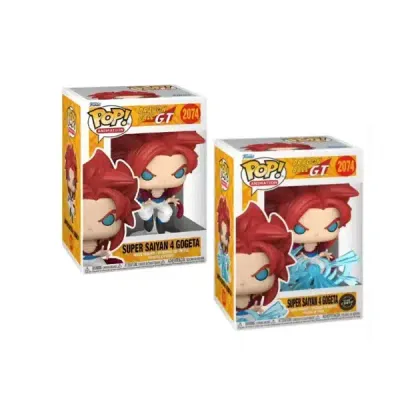 Pre-Order: Dragon Ball: GT - Super Saiyan 4 Gogeta Chase Pop! Vinyl Figure Bundle of 6 (set of 6 Pops)