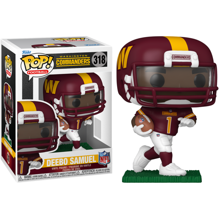 Pre-Order: NFL Football - Deebo Samuel Washington Commanders Pop! Vinyl Figure