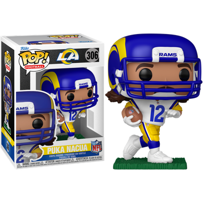 Pre-Order: NFL Football - Puka Nacua Los Angeles Rams Pop! Vinyl Figure