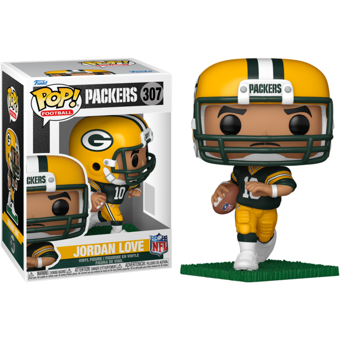 Pre-Order: NFL Football - Jordan Love Green Bay Packers Pop! Vinyl Figure