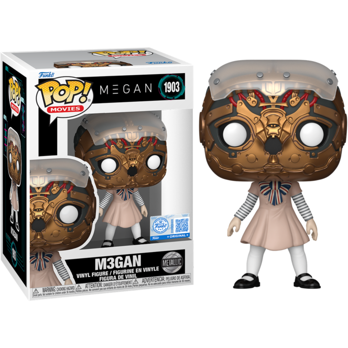 Pre-Order: M3GAN - M3GAN Metallic Pop! Vinyl Figure
