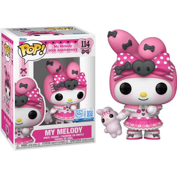 Pre-Order: Hello Kitty &amp; Friends - My Melody with Toy 50th Anniversary Pop! Vinyl Figure
