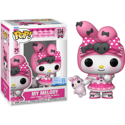 Pre-Order: Hello Kitty &amp; Friends - My Melody with Toy 50th Anniversary Pop! Vinyl Figure