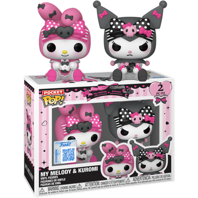 Pre-Order: Hello Kitty &amp; Friends - My Melody &amp; Kuromi Pocket Pop! Vinyl Figure 2-Pack