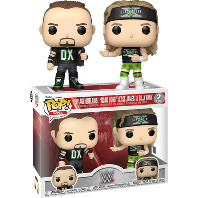 Pre-Order: WWE: New Age Outlaws - &quot;Road Dogg&quot; Jesse James &amp; Billy Gunn Pop! Vinyl Figure 2-Pack
