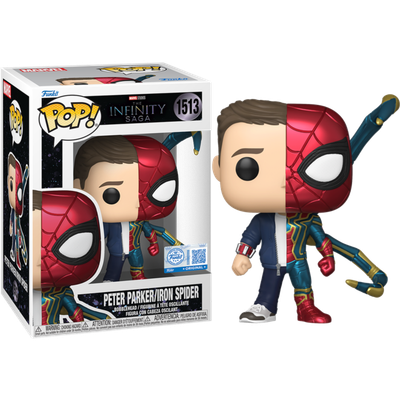 Marvel: The Infinity Saga - Peter Parker/Iron Spider Split Pop! Vinyl Figure