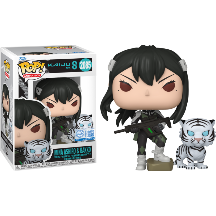 Pre-Order: Kaiju No. 8 - Mina Ashiro &amp; Bakko Pop! Vinyl Figure