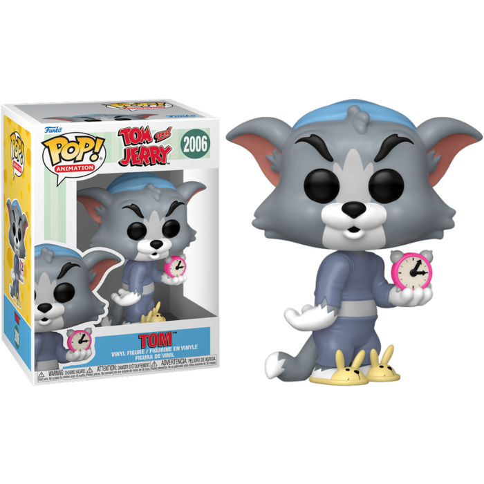 Pre-Order: Tom &amp; Jerry - Tom with Clock Pop! Vinyl Figure