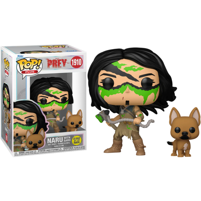 Pre-Order: Prey (2022) - Naru with Sarii Glow-in-the-Dark Pop! Plus Vinyl Figure