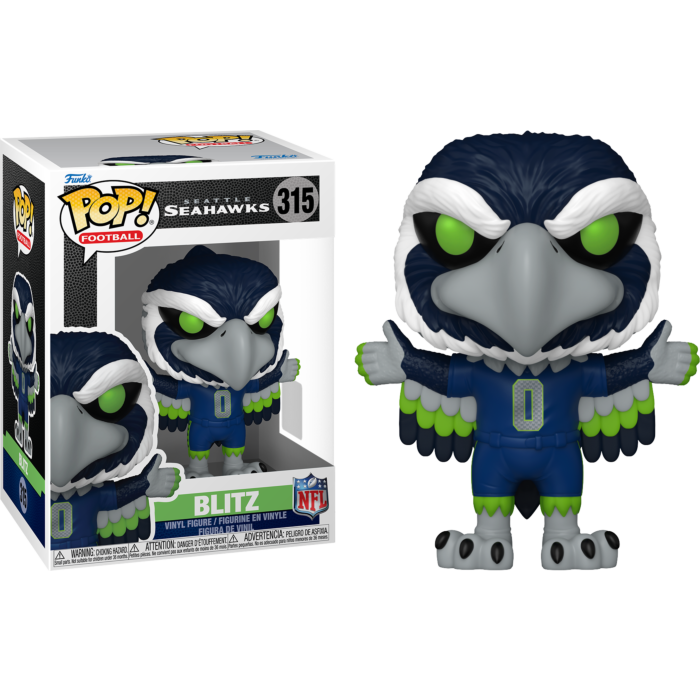 Pre-Order: NFL Football - Blitz Seattle Seahawks Mascot Pop! Vinyl Figure