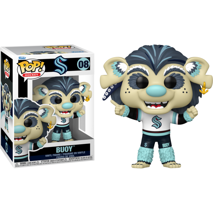 Pre-Order: NHL Hockey - Buoy Seattle Kraken Mascot Pop! Vinyl Figure