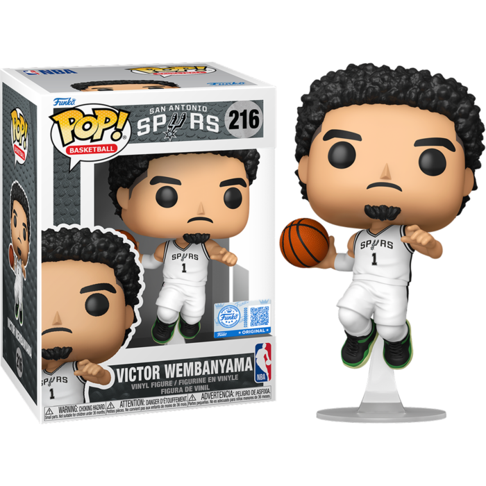Pre-Order: NBA Basketball - Victor Wembanyama (San Antonio Spurs) Pop! Vinyl Figure
