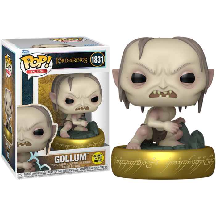 Pre-Order: The Lord of the Rings - Gollum Glow-in-the-Dark Pop! Plus Vinyl Figure