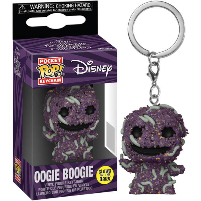 Pre-Order: The Nightmare Before Christmas - Oogie Boogie Glow-in-the-Dark Pocket Pop! Keychain