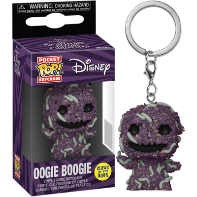 Pre-Order: The Nightmare Before Christmas - Oogie Boogie Glow-in-the-Dark Pocket Pop! Keychain