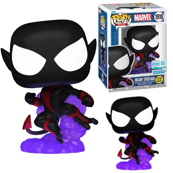 Marvel - Uncanny Spiderman (Glow) Pop! Plus Vinyl Figure (9500 Pieces Exclusive)