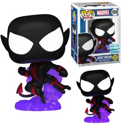 Marvel - Uncanny Spiderman (Glow) Pop! Plus Vinyl Figure (9500 Pieces Exclusive)