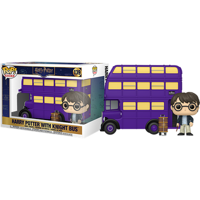 Pre-Order: Harry Potter - Harry Potter with Knight Bus Pop! Rides Vinyl Figure