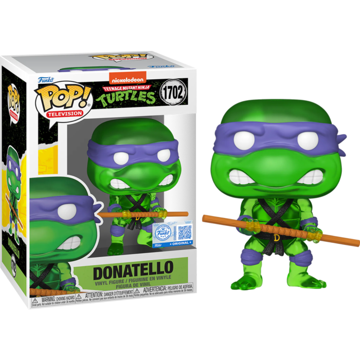 Teenage Mutant Ninja Turtles - Donatello (Translucent Green) Pop! Vinyl Figure