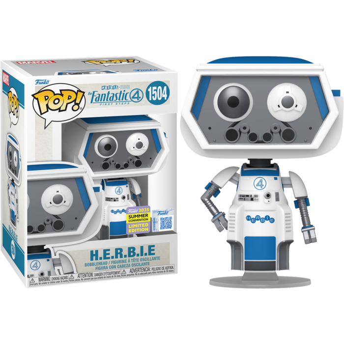 The Fantastic Four: First Steps (2025) - H.E.R.B.I.E. Pop! Vinyl Figure (2025 Summer Convention Exclusive)