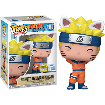 Naruto: Shippuden - Naruto Uzumaki (Sasuke&#39;s Paw Encyclopedia) Pop! Vinyl Figure (2025 Summer Convention Exclusive)