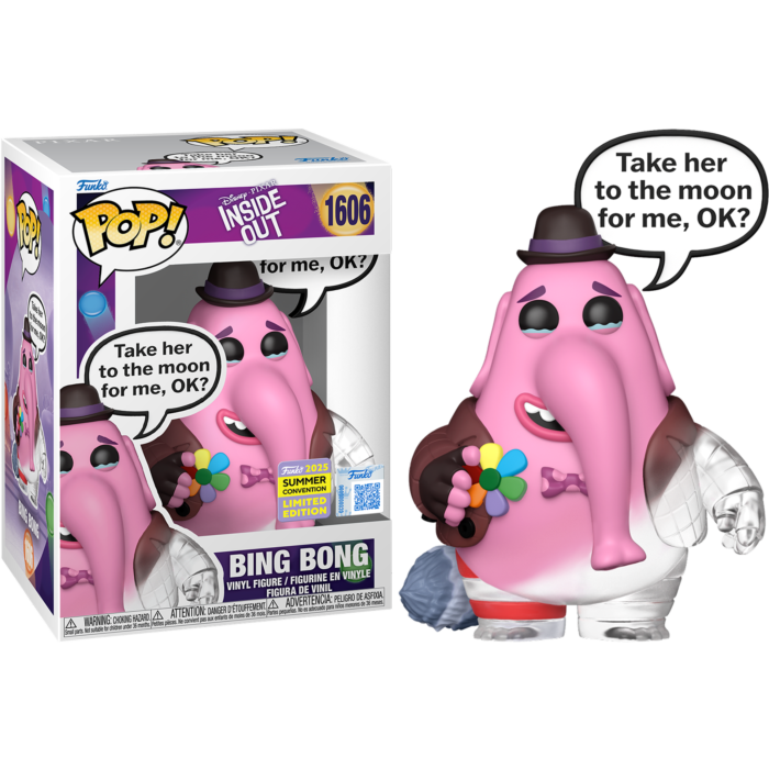 Inside Out - Bing Bong (Take Her to the Moon For Me, Ok?) Pop! Vinyl Figure (2025 Summer Convention Exclusive)